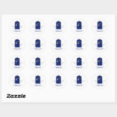 Stickers de mariage boîte de police v3 (Feuille)