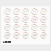Stickers de mariage botanique floral blanc (Feuille)