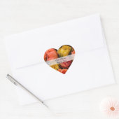 Stickers de mariage cardiaque personnalisée Modèle (Enveloppe)