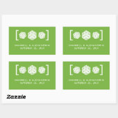 Stickers De Mariage D20 Dice Vert (Feuille)