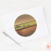 Stickers de mariage d'amour élégant (Enveloppe)