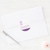 Stickers de mariage de fleurs de lavande (Enveloppe)