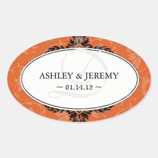 Stickers de mariage de rouille Favoriser (Devant)