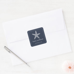 Stickers de mariage de Starfish de la Marine