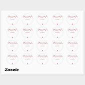 Stickers de mariage Double Happiness Lanterns (Feuille)