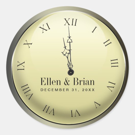 Stickers de mariage du Nouvel An (Devant)