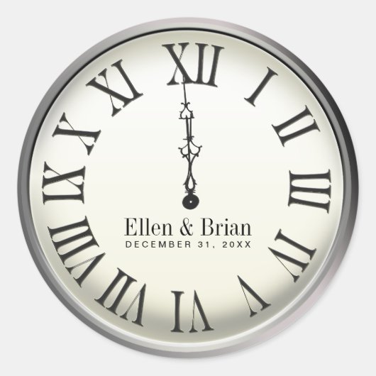 Stickers de mariage du Nouvel An (Devant)