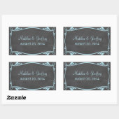 Stickers de mariage en tableau noir (Feuille)