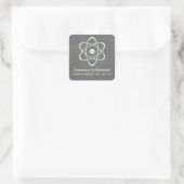 Stickers de mariage en tableau noir atomique vert (Sac)