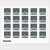 Stickers de mariage en tableau noir déco (Feuille)