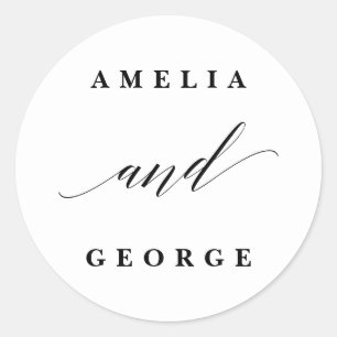 Stickers de mariage favori couleur MODIFIABLE #MSC