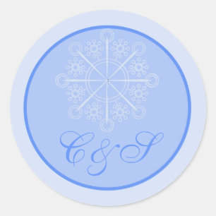Stickers de mariage favori pour flocon de neige