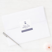 Stickers de mariage favoris de la marine nautique (Enveloppe)