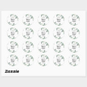 Stickers de mariage floral sur mesure pour sac de  (Feuille)