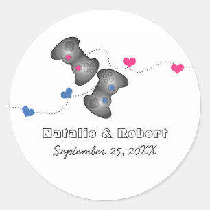 Stickers de mariage Geeky Gamers