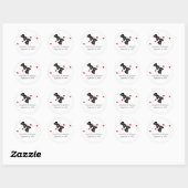 Stickers de mariage Geeky Gamers (Dark) (Feuille)