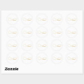 Stickers de mariage Gold Love Infinity (Feuille)