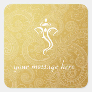 Stickers de mariage Gold Vinayaka