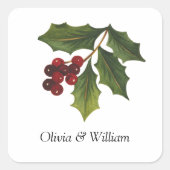 Stickers de mariage Holly Holiday (Devant)