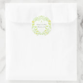 Stickers de mariage Inséparables Whimsical Green L (Sac)