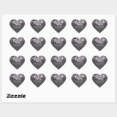 Stickers de mariage Lilac Rose Chalkboard (Feuille)