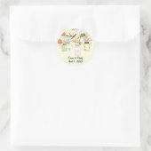 Stickers de mariage Mason Jar (Sac)