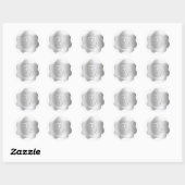 Stickers de mariage Monogramme de cire de phoque (Feuille)