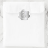 Stickers de mariage Monogramme de cire de phoque (Sac)