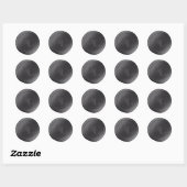 Stickers de mariage Monogramme de sceau de cire gr (Feuille)