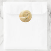 Stickers de mariage monogramme - lettre T (Sac)