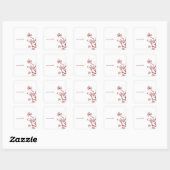 Stickers de mariage oriental en fleurs de cerisier (Feuille)