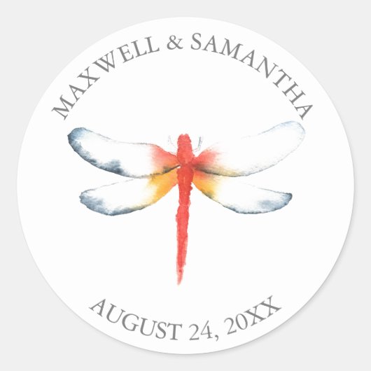 Stickers de mariage personnalisés pour Faveurs lib (Devant)