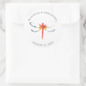 Stickers de mariage personnalisés pour Faveurs lib (Sac)