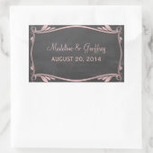 Stickers de Mariage Pink Flourish (Sac)