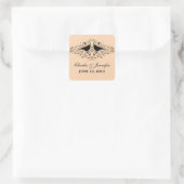 Stickers de mariage pour Inséparables de corail (Sac)