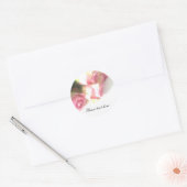 stickers de mariage rose fleurs bouquet de mariage (Enveloppe)
