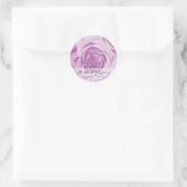 Stickers de mariage rose lilas Date (Sac)