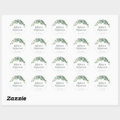 Stickers de mariage rustique Eucalyptus (Feuille)