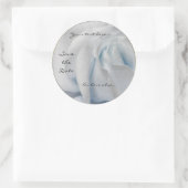 Stickers de mariage tourbillonnant blanc pâle et b (Sac)