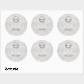 Stickers de mariage Whimsy moderne (Feuille)