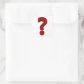 Stickers de marque de question (Sac)