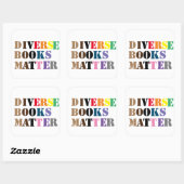 Stickers de matière divers livres (Feuille)