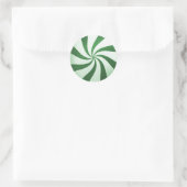 Stickers de menthe verte et blanche (Sac)