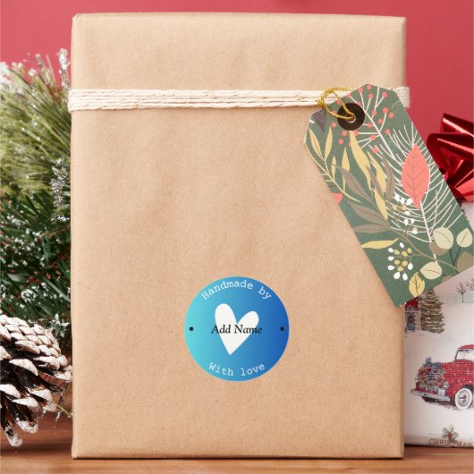 Stickers de Merci artisanal sur mesure (vacances)