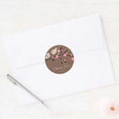 Stickers de Merci de Fête des mariées Inséparables (Enveloppe)