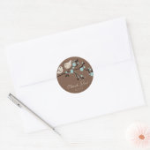 Stickers de Merci de Fête des mariées Inséparables (Enveloppe)