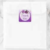 Stickers de Merci Floral Rose violet (Sac)