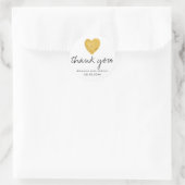Stickers de Merci Mariage Gold Foil (Sac)