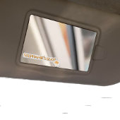 Stickers de messages miroirs de voiture