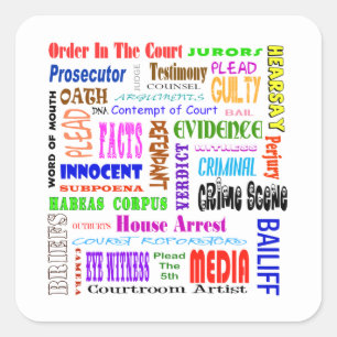 Stickers de mots juridiques